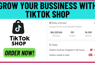 be your tiktok shop virtual assistant and store manager in usa