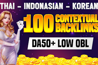 buy indonesian korean and thai da50plus contextual backlinks