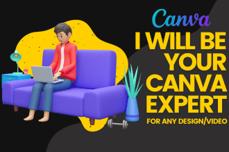be your canva expert for any design or video