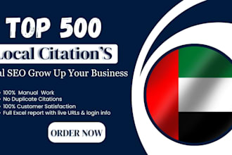 uae, dubai local citations and directory for local SEO