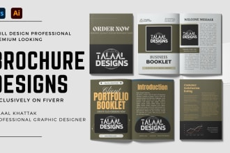 create annual report company profile business brochure design proposal booklet