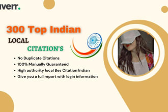 list your business in 300 indian local citations and directories