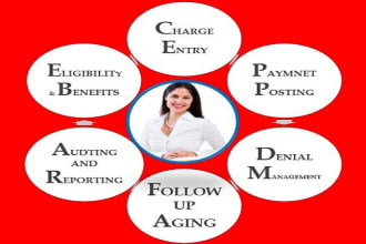 do medical billing charge entry payment posting ar and denials management