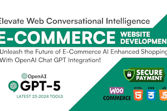 build ecommerce website with cutting edge open ai chat gpt integration