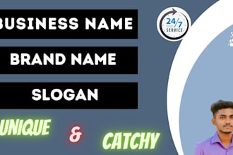 crafting unique business names memorable brand names catchy slogans