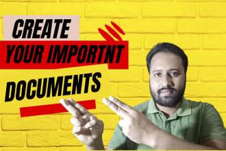 draft official documents professionally