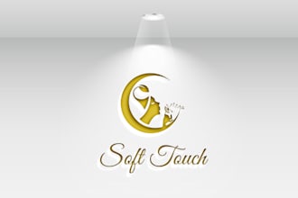 create fascinating massage, therapy, sports, yoga, spa, beauty logo