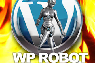 create full autoblog  includes WPROBOT full version