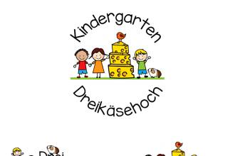 do modern childcare, education kids, and children logo