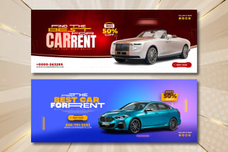 design modern website banner ads, banner design, product ads, slider