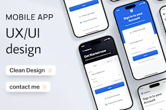 do ui ux design,and app ui ux, design and website ui ux, design