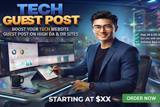 guest post tech and apps on technology websites backlinks