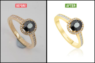 jewelry image editing and retouching