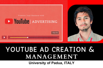 set up commercial youtube video ads to promote your business, product, channel