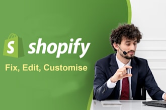 do custom coding, bug fixing and shopify customization