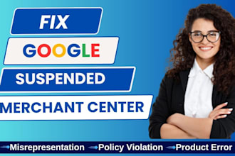 fix google merchant center suspension and policy violation issues
