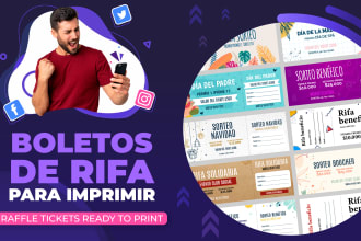 design your raffle ticket