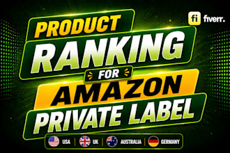 amazon product launching and ranking for fba private label