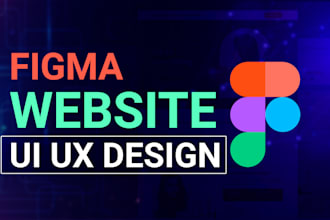 do figma UI design for mobile app and figma website design