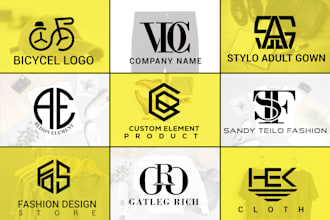 do fashion clothing brand luxury streetwear urban modern monogram logo design