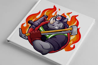 design fascinating logo about animal, cartoon, character, caricature, mascot