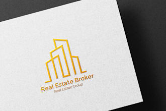 create high quality architecture, contraction, real estate, building logo