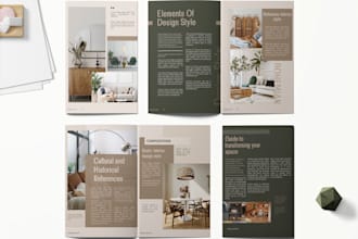 create magazine design and catalog