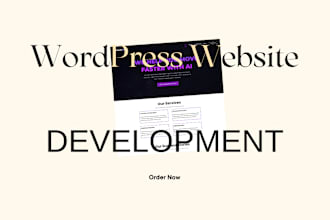 build a responsive business wordpress website design