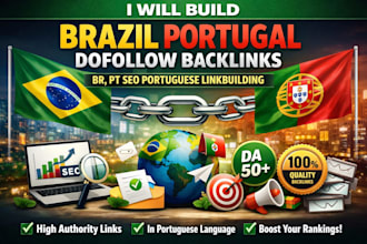 build brazil portugal dofollow backlinks br,pt seo portuguese linkbuilding
