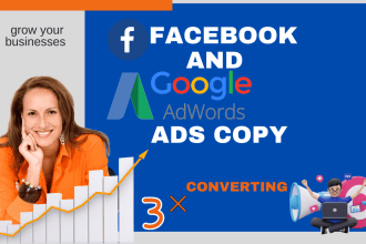 write the perfect facebook and google ad copy with high converts