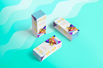 design premuim juice label, milk, energy drink and  beverages label