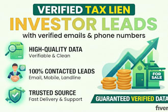 do tax lien leads skip tracing with email and phone
