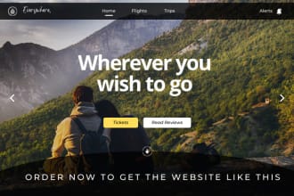 create responsive professional wordpress website design or blog site