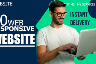 design a responsive 10web ai website for you