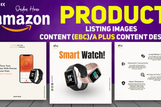 design professional amazon listing images, amazon product, infographic pictures