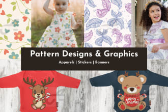 create custom pattern designs and vector graphics