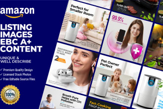 design amazon listing pictures, product infographic and lifestyle images