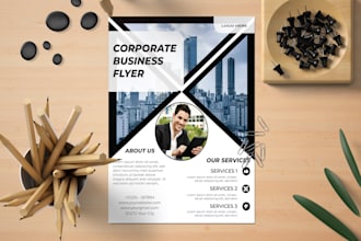 design a corporate flyer for your business