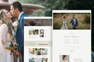 create your wedding website for invitations, rsvp, and photo gallery