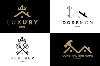 design realtor real estate property home business logo