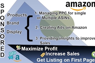 setup manage and optimize amazon ppc campaigns sponsored ads