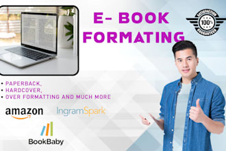 do book formatting, book outline and layout design