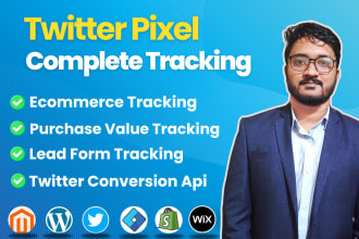 fix or setup twitter, x pixel conversion api tracking on your website