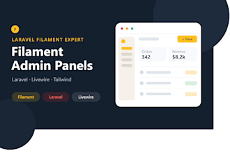 create admin dashboard in filament