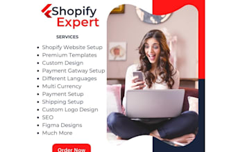 develop shopify ecommerce web site