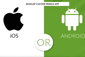 provide custom ios or android applications