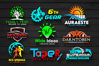 do HQ modern, creative and unique business logo design