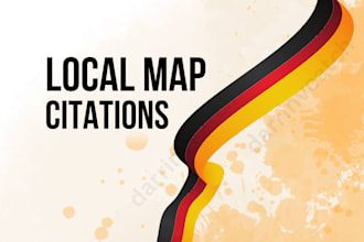 do german map citations for local SEO improvement