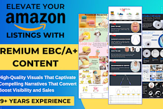create premium amazon a plus enhanced brand content ebc