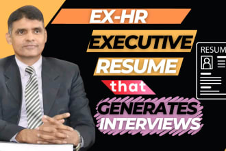 write, edit your executive resume, CV, cover letter and optimize linkedin